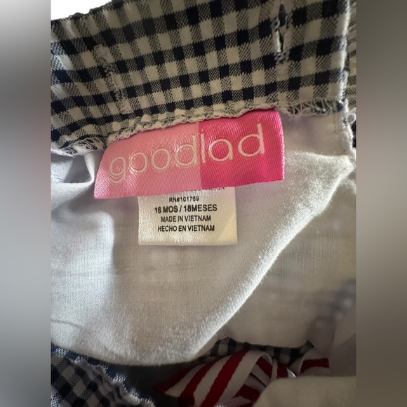 GOODLAD NAVY STARS & STRIPES OUTFIT FOR 4th of JULY 18M - Picture 3 of 5